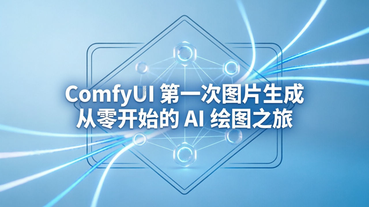 ComfyUI 第一次图片生成 —— 从零开始的 AI 绘图之旅