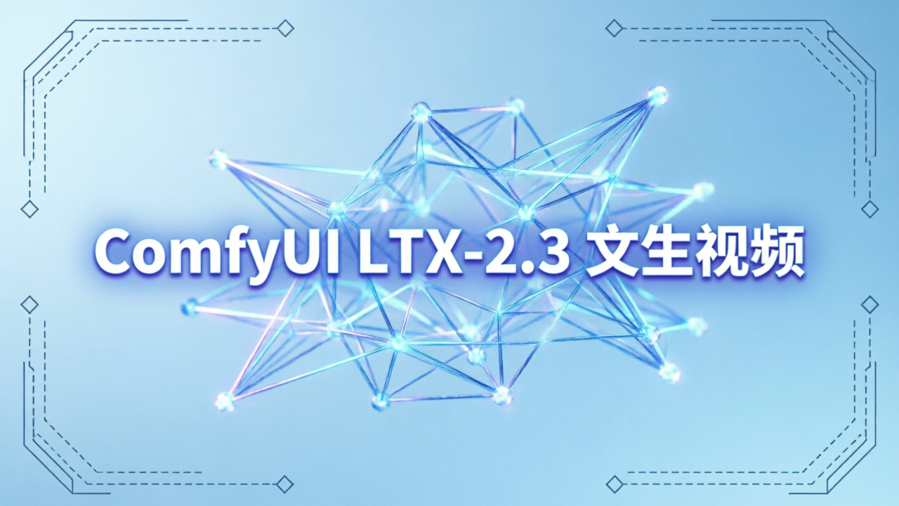 ComfyUI LTX-2.3 文生视频详细教程